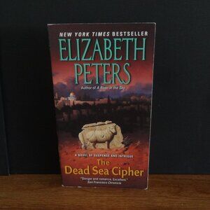 Elizabeth Peters ~ The DEAD SEA CIPHER ~ Suspenseful and Intriguing Book